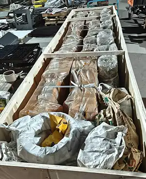 end carriages, suppliy line and motors 