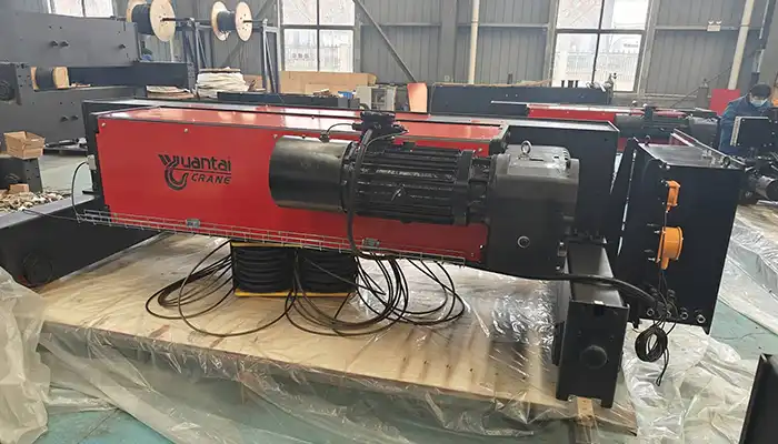 Electric hoist trolley with explosion proof motor 