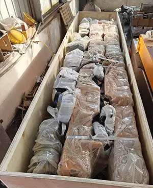 Explosion proof motors ,end carriages of 40 ton double girder overhead crane kit for sake Pakistan 