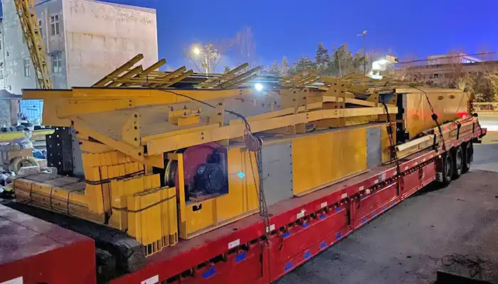 Steel structured of QB series of double girder explosion proof overhead crane
