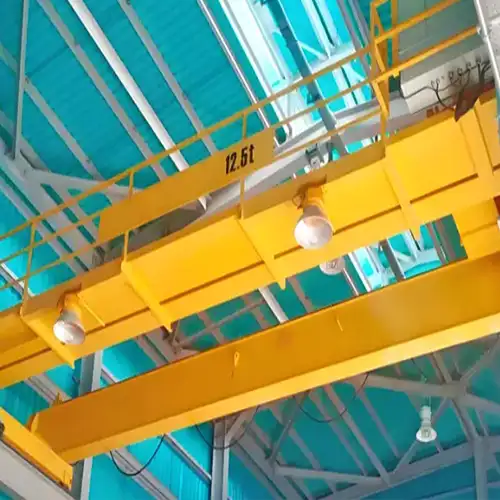 Explosion proof double girder overhead cranes with European style explosion proof wire rope hosit trolley 