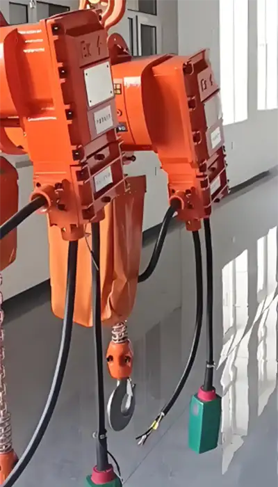 Explosion proof electric chain hoist body 