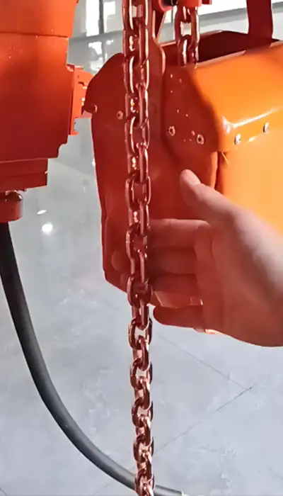 Chain fall of electric chain hoist with explosion proof hoist design 