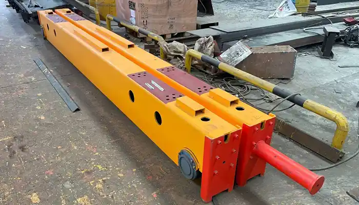 end carriages of double girder overhead bridge crane 