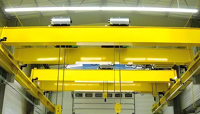 Economical Type: Overhead crane with two hook and trolleys E
