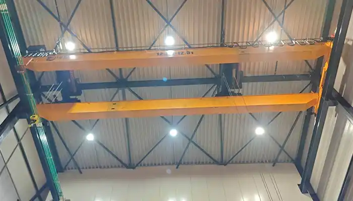 Overhead Double Hoist Cranes – 6 Sets, 5+5 Ton, 10+10 Ton, 12.5+12.5 Ton