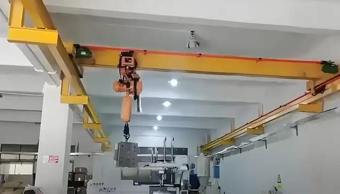 electric chain hoist crane for mold handling