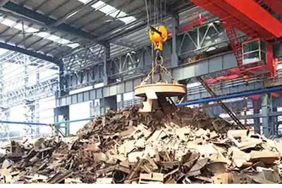 Electromagnetic Top Running Overhead Cranes with Electromagnets