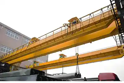 Double Girder Top Running Overhead Crane with Double Trolleys