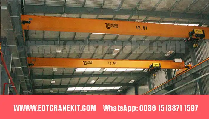 European style single girder overhead crane- top running crane design for your particular needs 