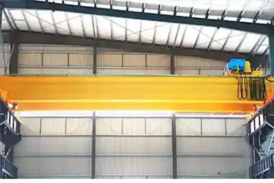 European Style Double Girder Open Winch Top Running Crane