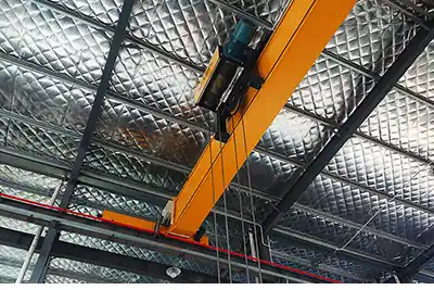 Partial Hung Low Headroom Top Running Overhead Crane