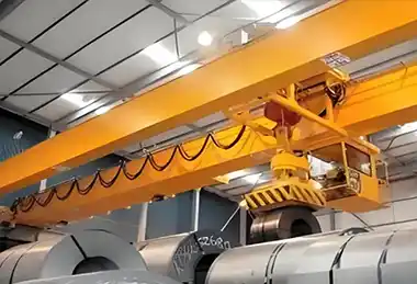 automatic-eletromangetic-overhead crane for steel coil warehouse 