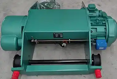 Overhead hoist trolley crane with interageted electric hoist trolley, for low headroom workshop