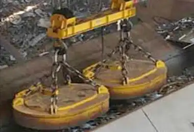 Oval magnetics beam spreaders for types of cranes