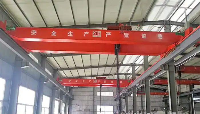 LH double girder overhead head electric hoist trolley cranes- 20 ton hoist trolley crane