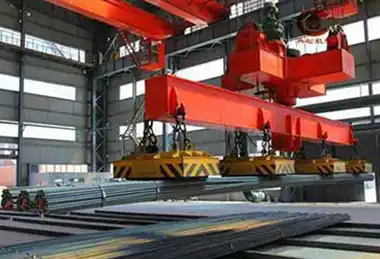 Oval magnetics beam spreaders for types of cranes