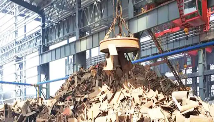 QC type of Electromagnetic Overhead Crane for steel scrap and other metal handling