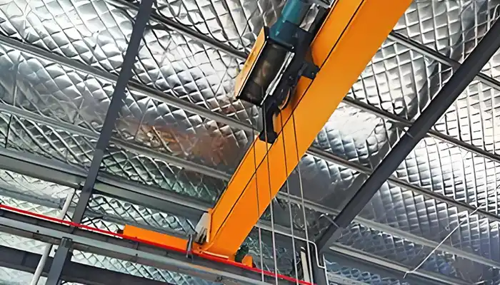 LPD Low headroom single girder overhead travelling crane with wire rope hoists - LPD Low headroom single girder overhead travelling crane with wire rope hoists -