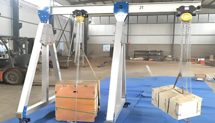 height and span adjustable gantry crane