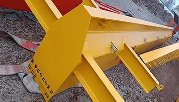 Box style single girder gantry crane