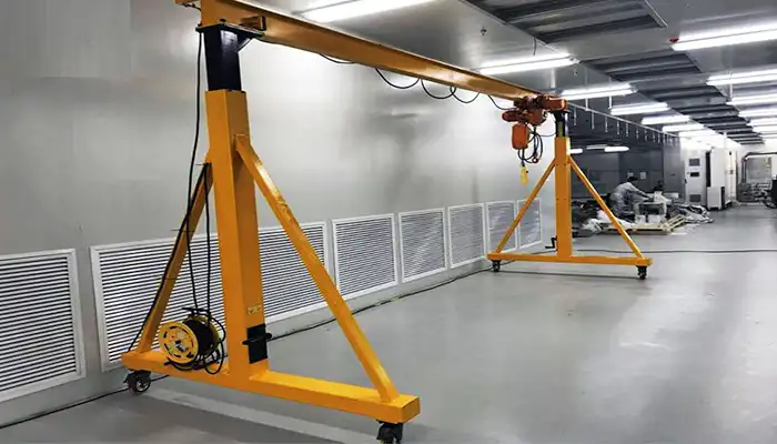 Height Adjustable Gantry Crane- Steel Types