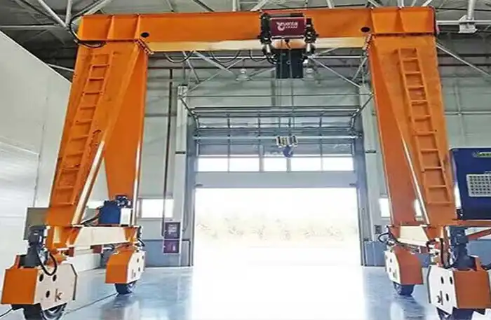 Single Girder Rubber Tyred A Frame Gantry Crane: Single Girder Rubber Tyred A Frame Gantry Crane: