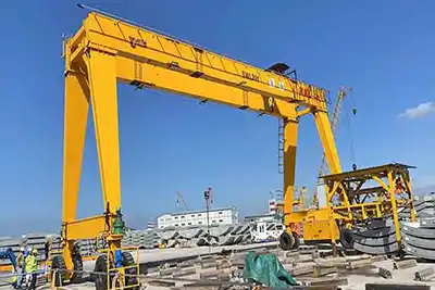 Rubber Tyred Wheel Travelling Gantry Crane