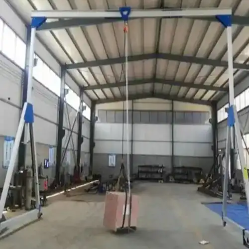 Integrated Aluminum A Frame Hoist Options (Manual or Electric)