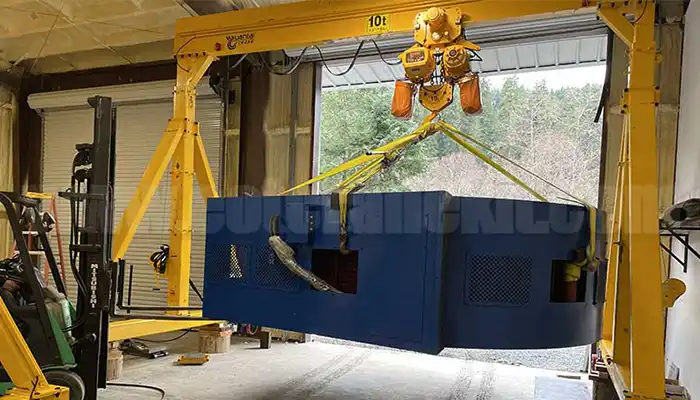10 Ton Wheeled Gantry Cranes with Adjustable Gantry Design 10 Ton Wheeled Gantry Cranes with Adjustable Gantry Design