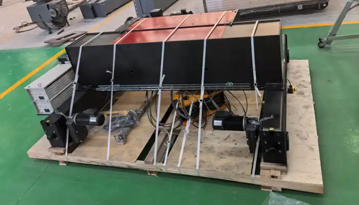 50 ton european style electric wire rope hoist as the lifting system of 50 ton rtg gantry crane