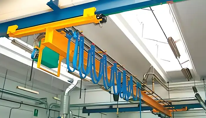 Underhung Ceiling-Mounted Bridge Crane Runway Underhung Ceiling-Mounted Bridge Crane Runway