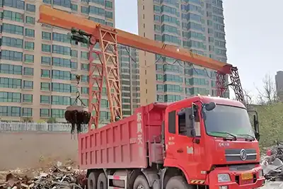 magnetic gantry crane for steel scrap handling - outdoor use truss girder gantry crane 