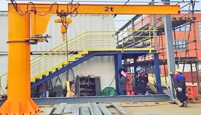  2 ton floor mounted jib crane