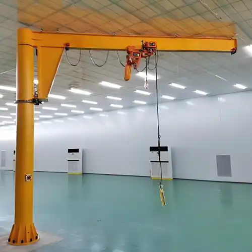 Low Headroom jib cranes- freestanding column mounted jib crane types
