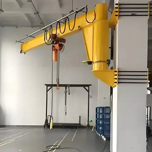 Low Headroom jib cranes- with full cantilever and wall mounted jib crane types