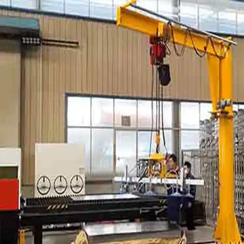 Pillar column mounted jib crane