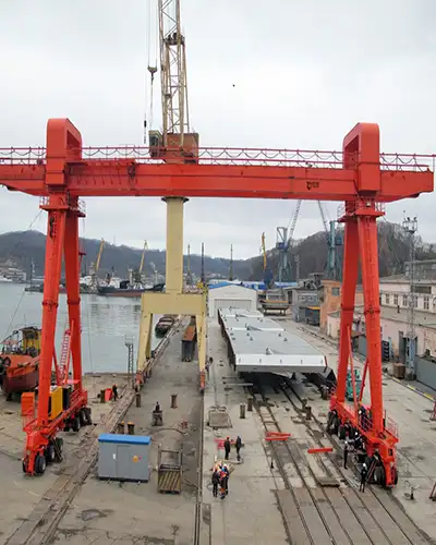 rubber tyred goliath gantry crane design