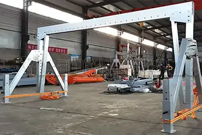 freestanding gantry crane 2 ton, with 2 stages of height adjustable design 
