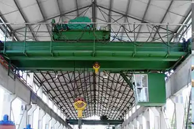 double girder explosion proof overhead crane with open winch trolley 
