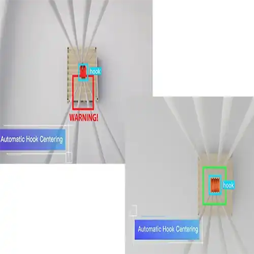 AI Hook Centering & Smart Crane Control for Productivity
