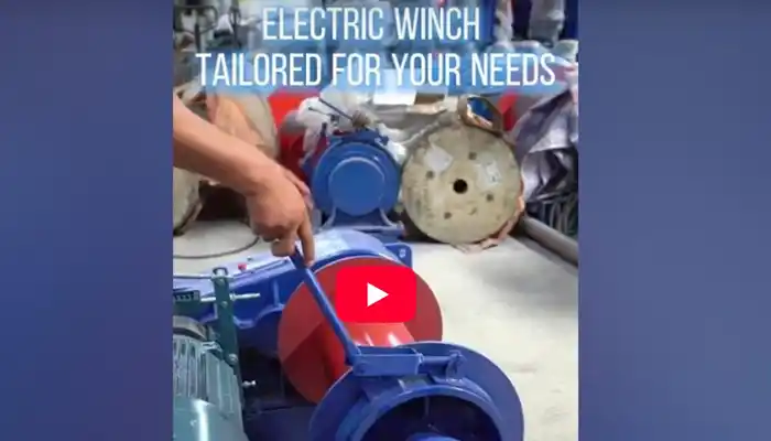 Custom Dual-Brake Electric Winch for Safe Industrial Lifting