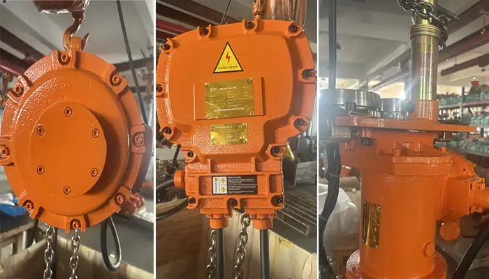 2 ton electric chain hoist with explosion proof design for sale Pakistan