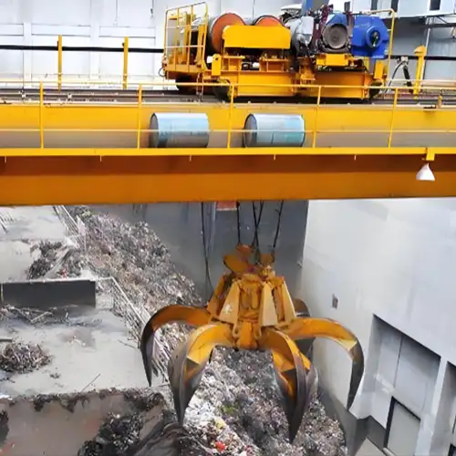 Waste Grab Bucket Crane for MSW Plants – Design & Reliability