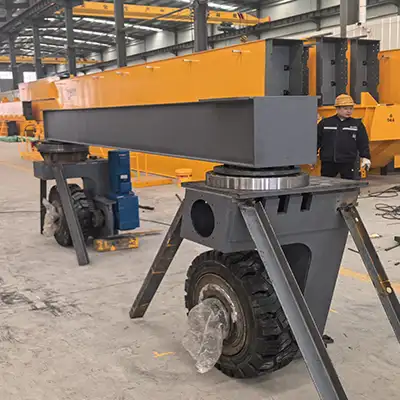 rubber tyred wheels for the 12 ton gantry crane 
