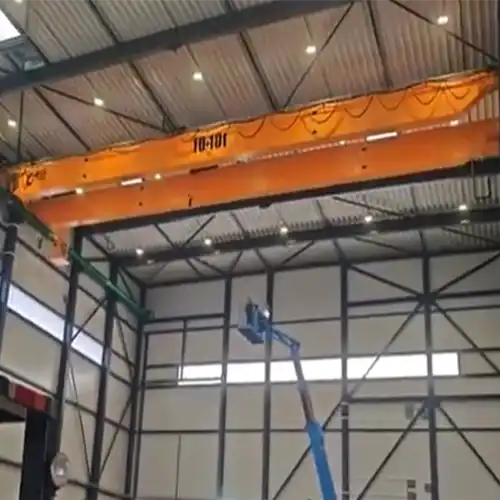  Dual-Trolley 20-Ton Overhead Crane for High-Capacity PV Lines