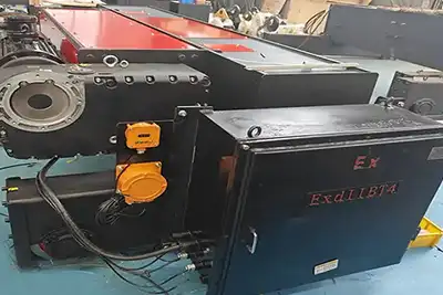 Explosion proof eot crane for sale Qatar with single girder design and double girder design