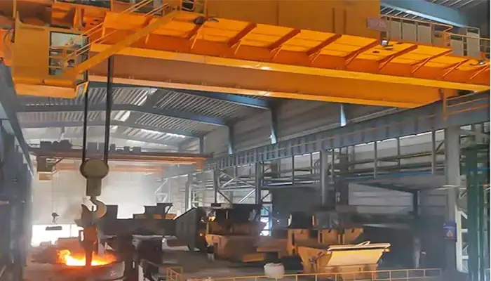double girder ladle crane