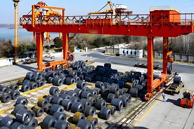 Rail mounted gantry crane for sale Qatar