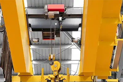 European style double girder top running overhead crane 3 ton to 80 ton with VFD crane control